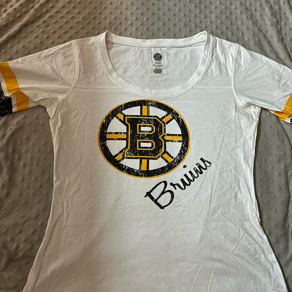 NHL White Cotton Shirt